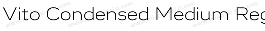 Vito Condensed Medium Regular字体转换